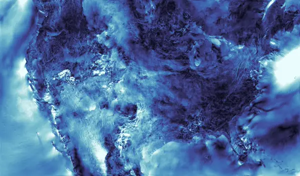 HRRR wind speed @ 10m, 2025-05-25